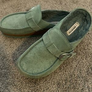 Birkenstock slides they are fairly new worn a couple of times!